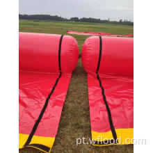 Barreira inflável de tubo de inundação para trabalhos de controle de inundação